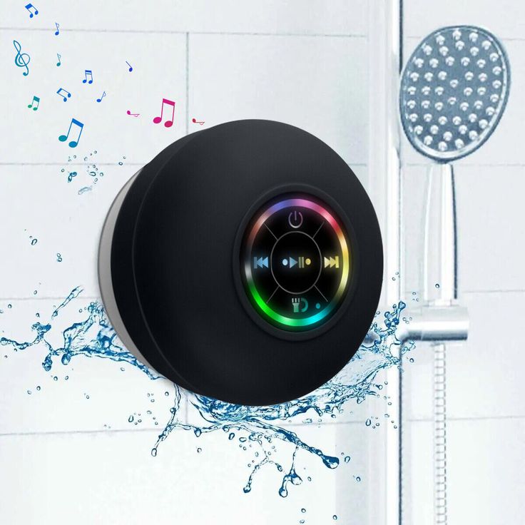 waterproof bluetooth shower speaker